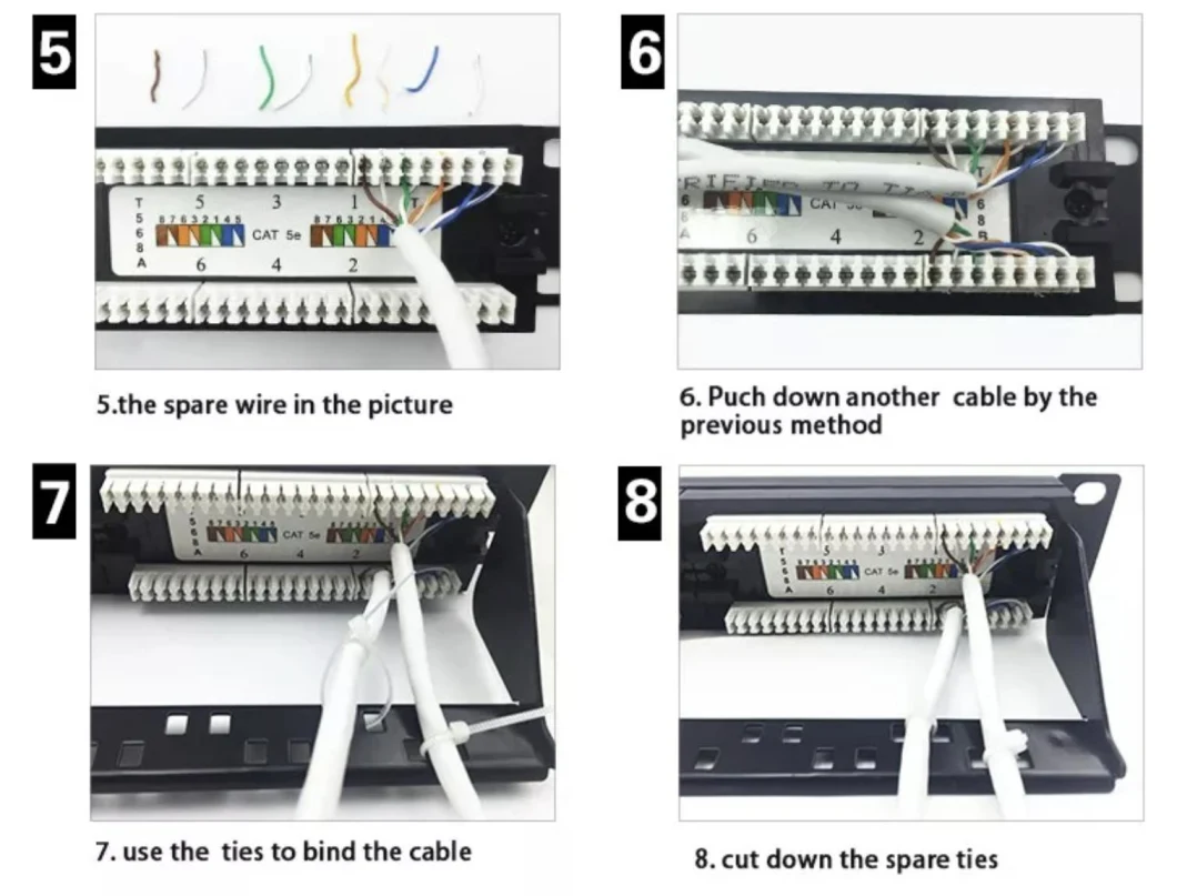 STP 19 Inches 24ports CAT6A Patch Panel