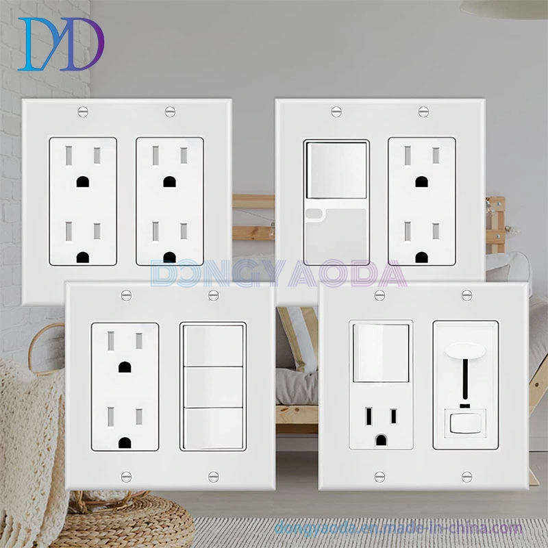 Butterfly Two Gang Decorator Outlet Light Switch Wall Plate Cover Electrical Faceplate for Children′s Kids Boys Girls Bedroom Classroom Nursery Decorator