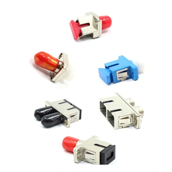 Ut-King Fiber Optic Adapter Sc FC St LC Adaptor High Reliability Mu D4 DIN Optional Optic Fiber Adapter