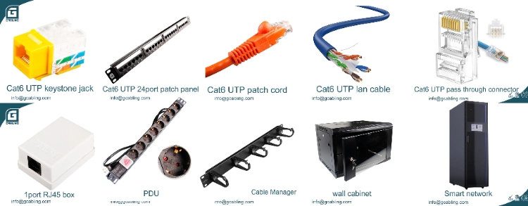 Gcabling Network Cable UTP FTP SFTP Cat5e CAT6 CAT6A Cat7 Cat8 LAN Cable LSZH PVC