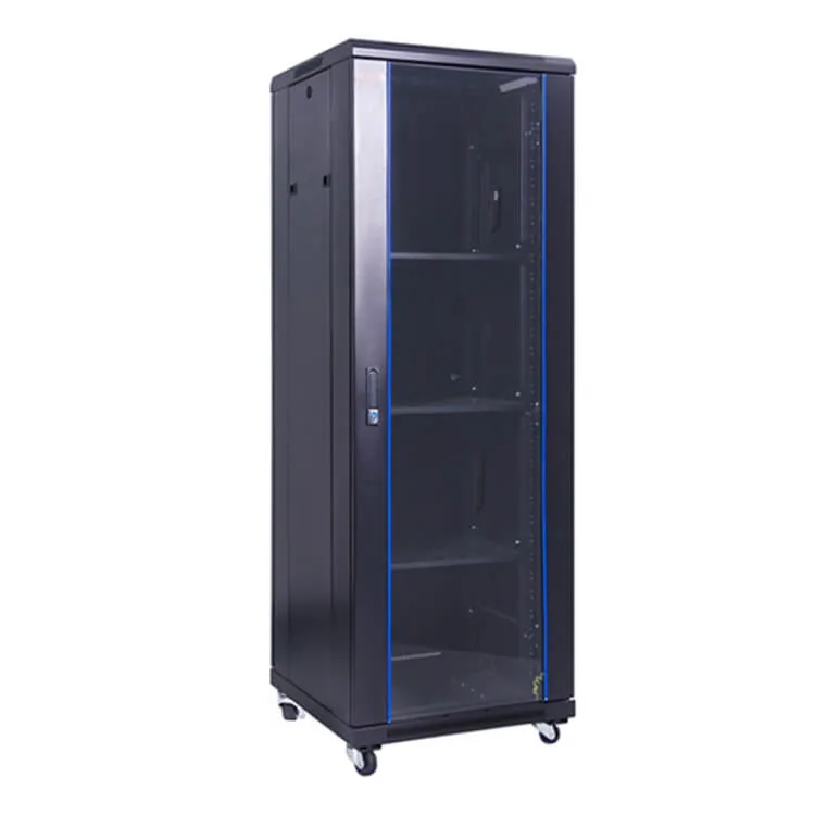 42u Network Cabinet Indoor Floor Standing Server Cabinet for 19 Inch Equipment