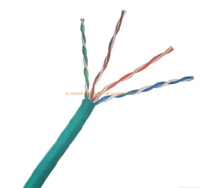 고품질 고속 0.511mm 솔리드 LSZH PVC 실내 UTP 네트워크 케이블, Cat5e, RoHS