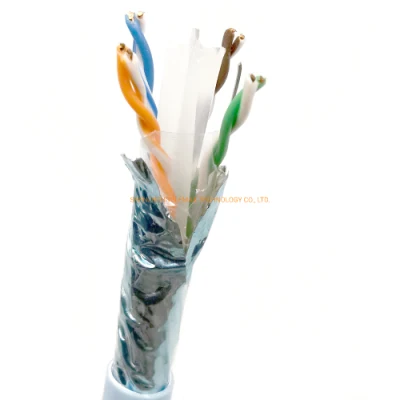 CAT6 FTP Bolid Bc 실내 순수한 구리 LAN 케이블 PVC LSZH 재킷 4개 쌍