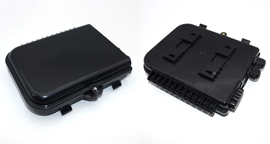 1X8 검정색 ABS PC 광섬유 배포 상자